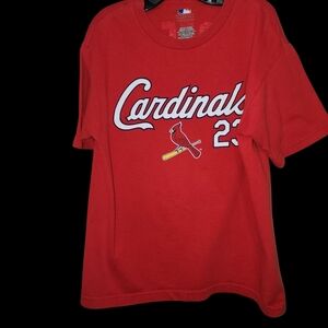 Gen Merch St. Louis Cardinals Baseball Youth M 10-12 Red SS T-shirt MLB Fandom